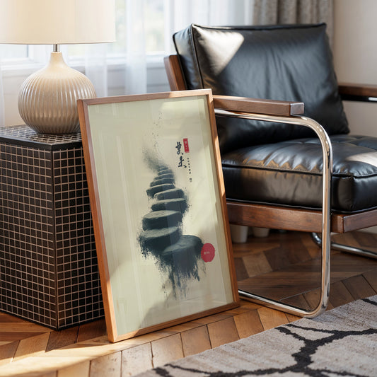 Stepping Stones Lead To Stillness