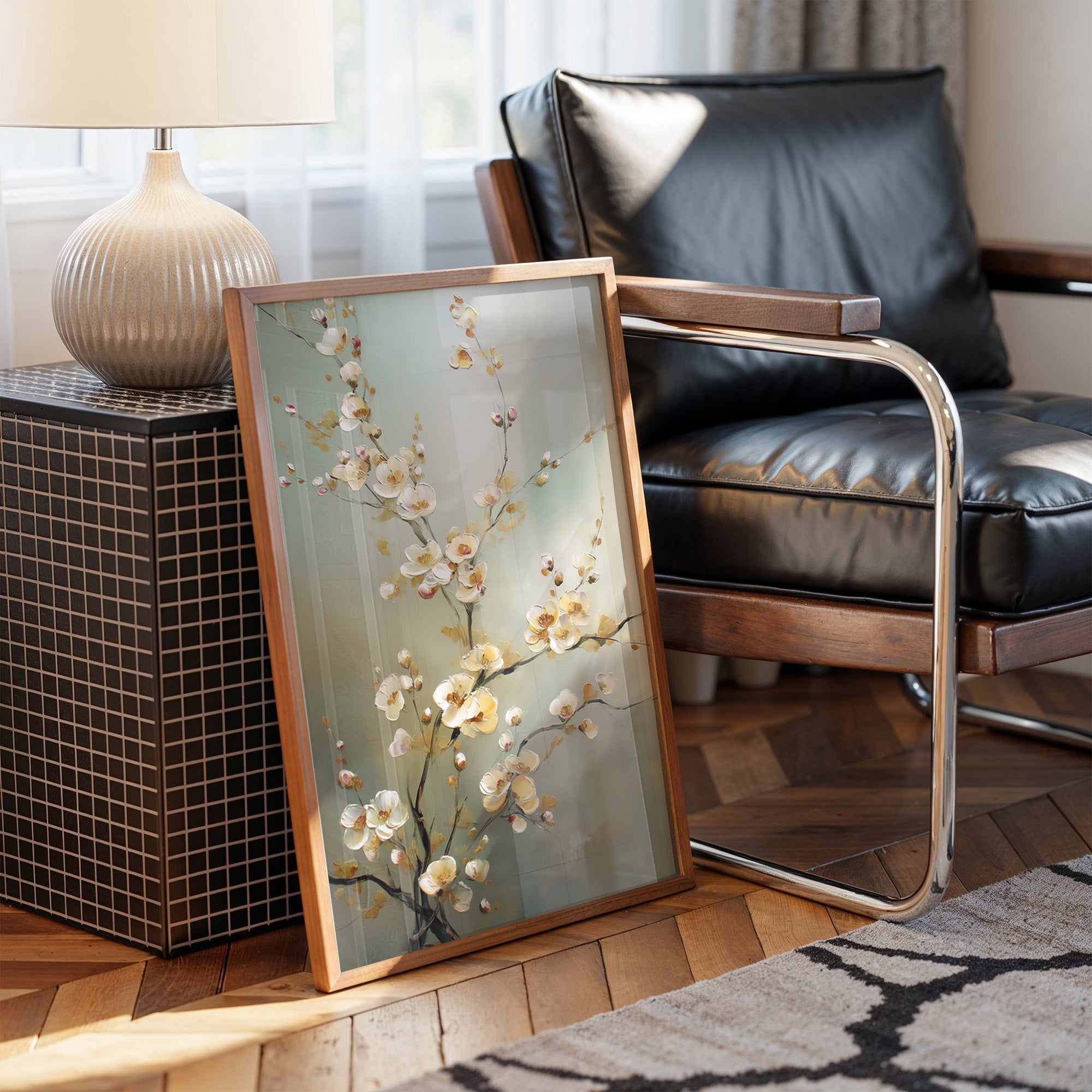 Plum Blossoms Dance In Morning Light