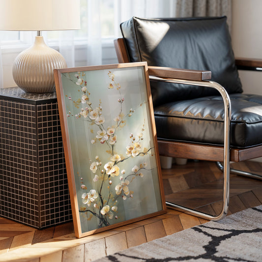 Plum Blossoms Dance In Morning Light