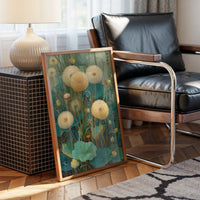 Dandelions Dance In Jade Waters