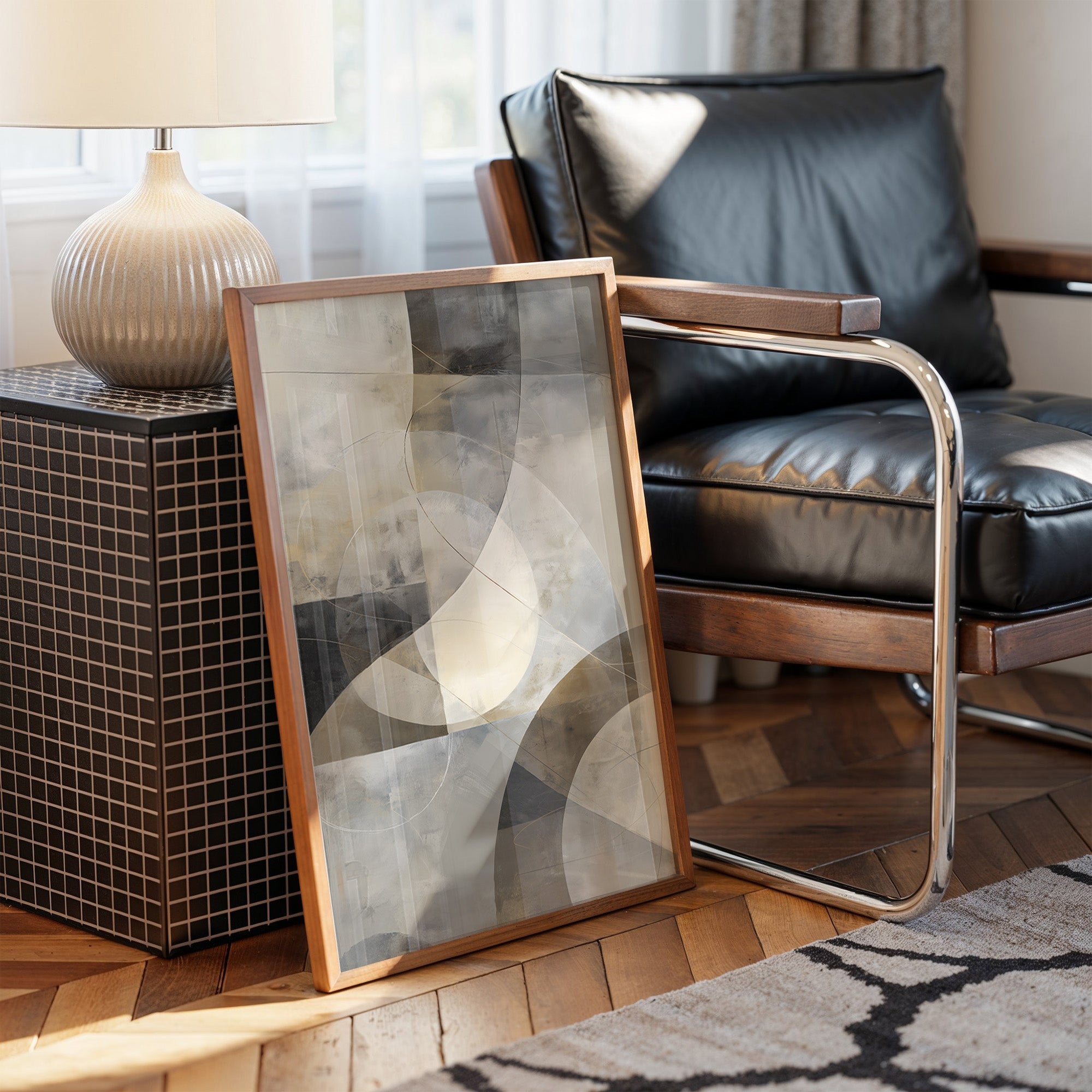 Soft Light Bends Through Modern Lines