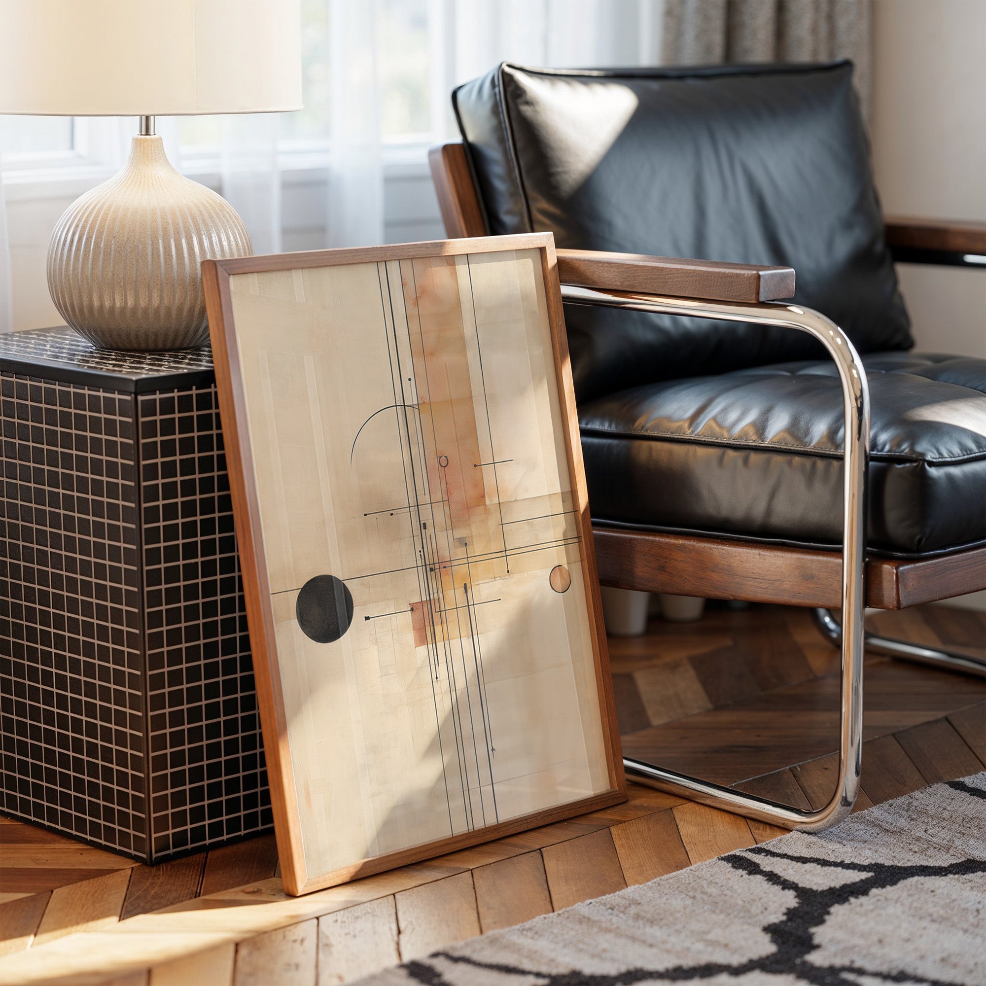 Lines Dance Through Desert Dawn