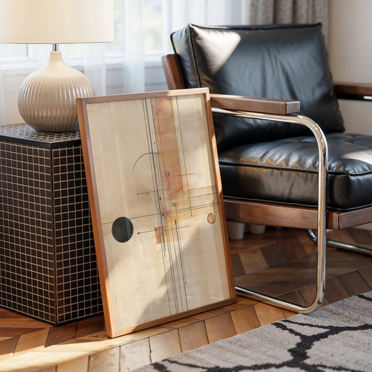 Lines Dance Through Desert Dawn