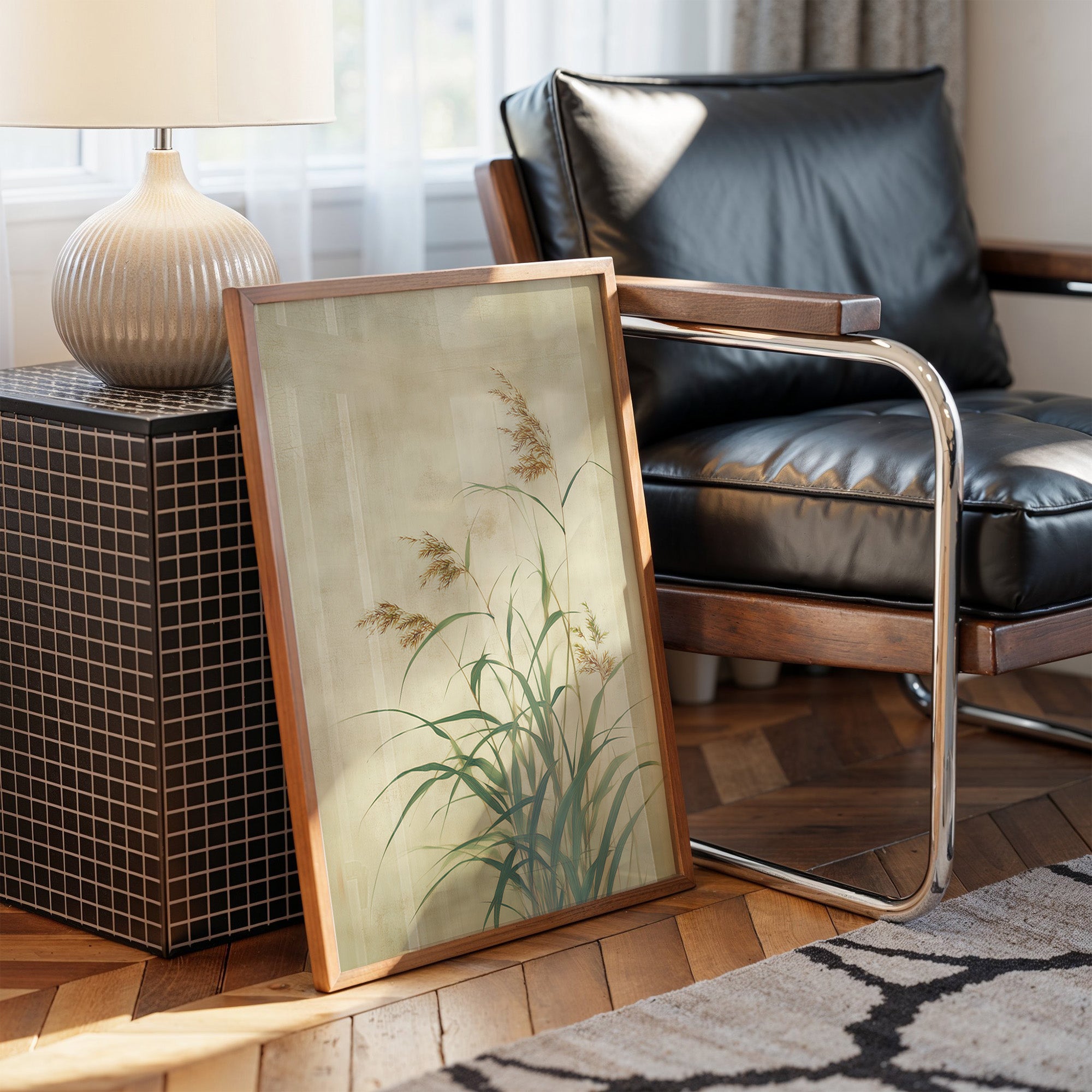 Tall Grasses Dance In Autumn Light