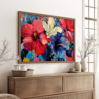 Tropical Blooms Catch Morning Light