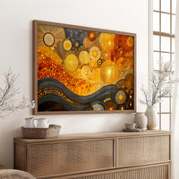 Celestial Currents Flow In Gold