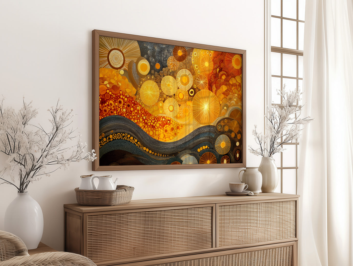 Celestial Currents Flow In Gold