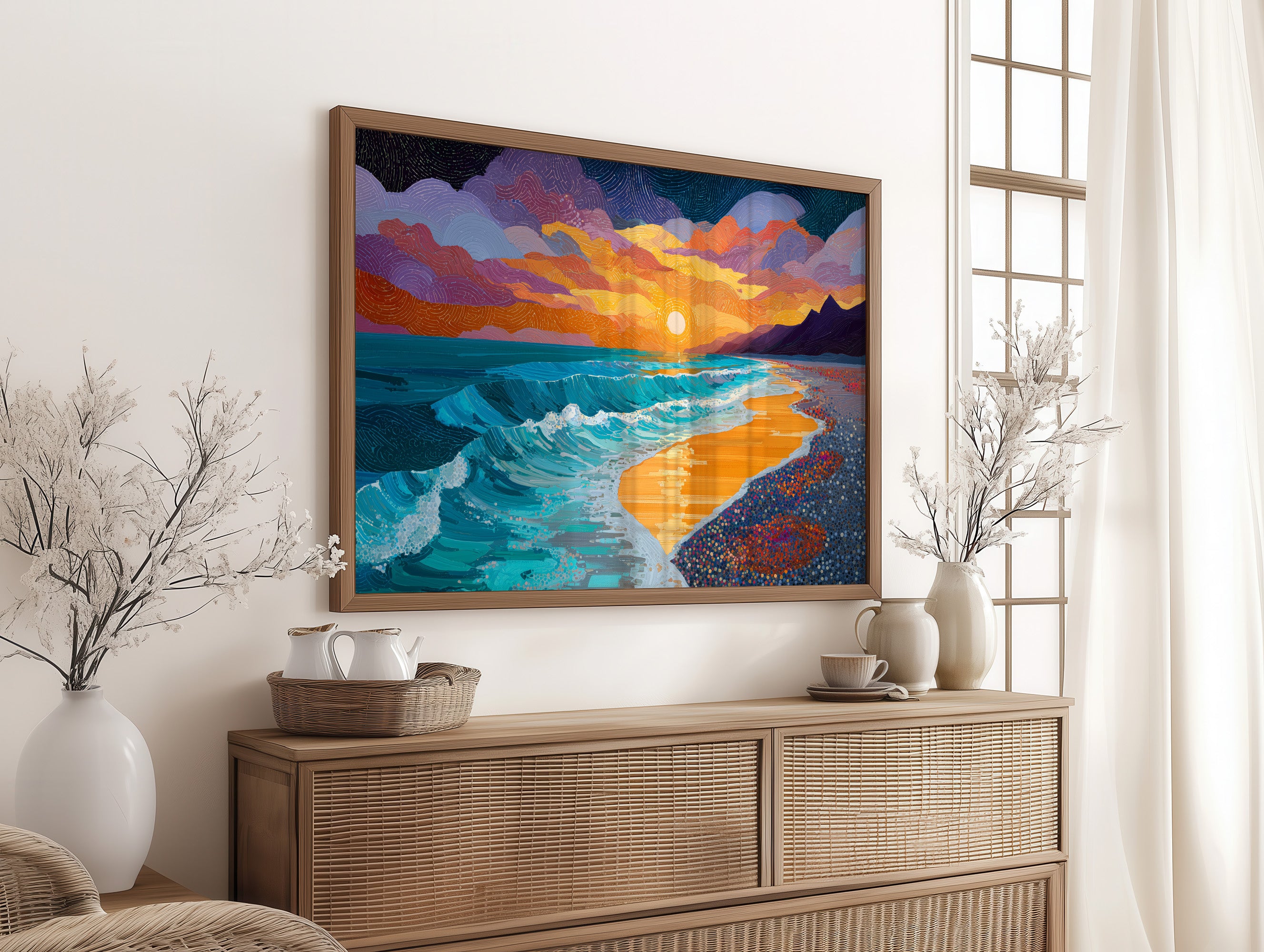 Coastal Wildflowers Chase The Sun