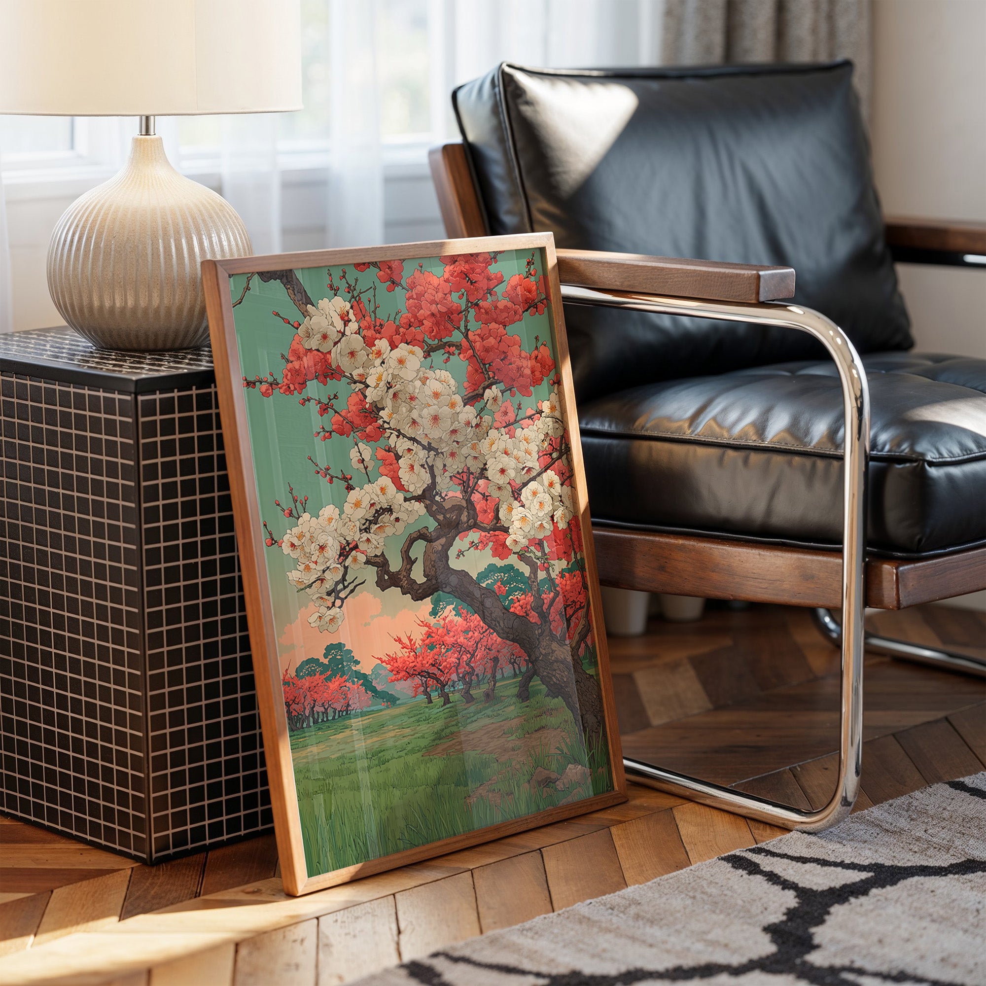 Cherry Blossoms Above Evening Spirits