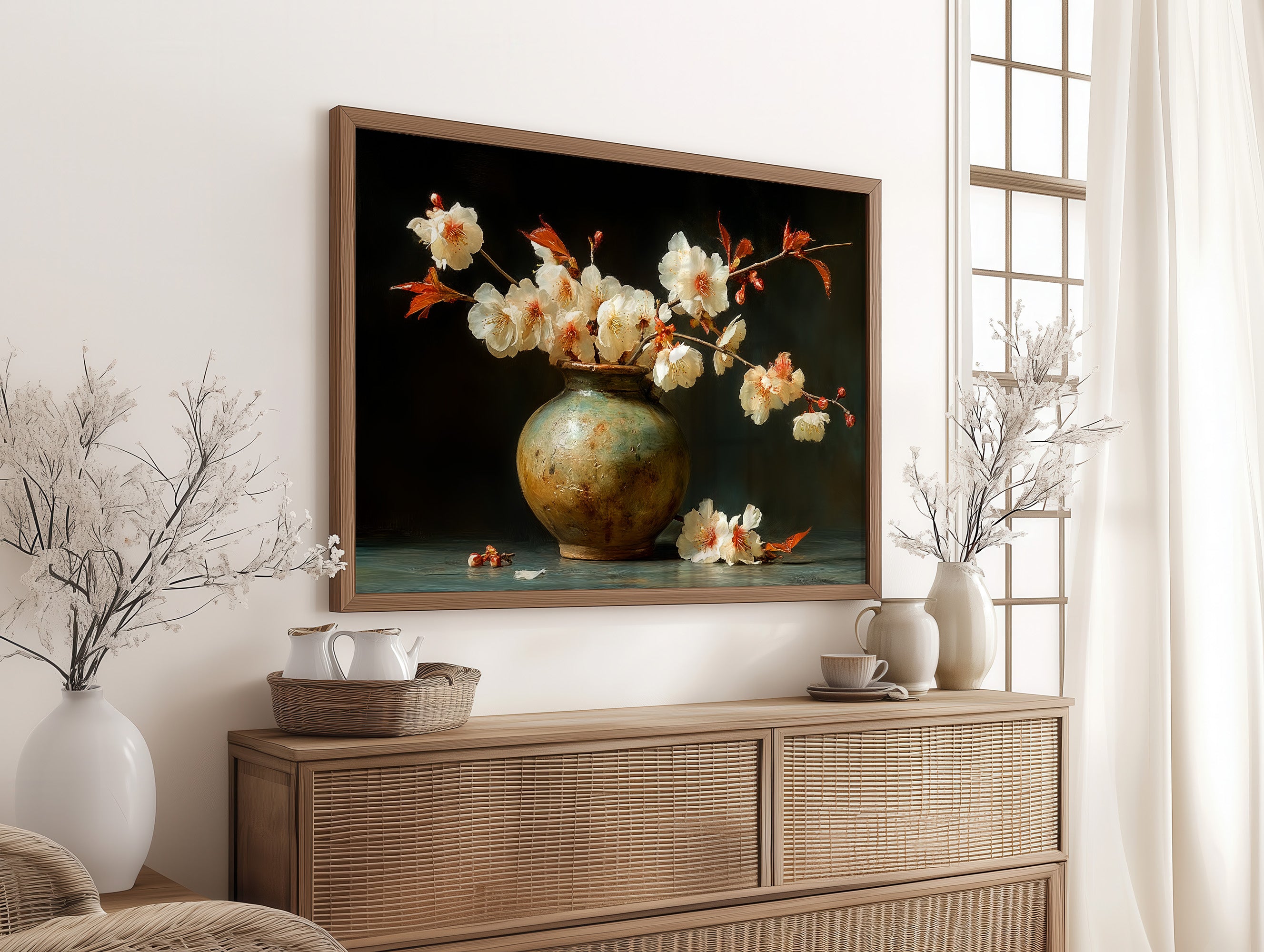 Blossoms Find Their Golden Vessel