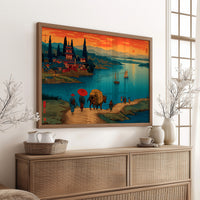 Travelers Follow Ancient Harbor Roads