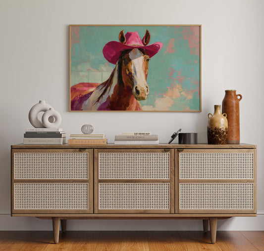 Pink Hat Rodeo Queen