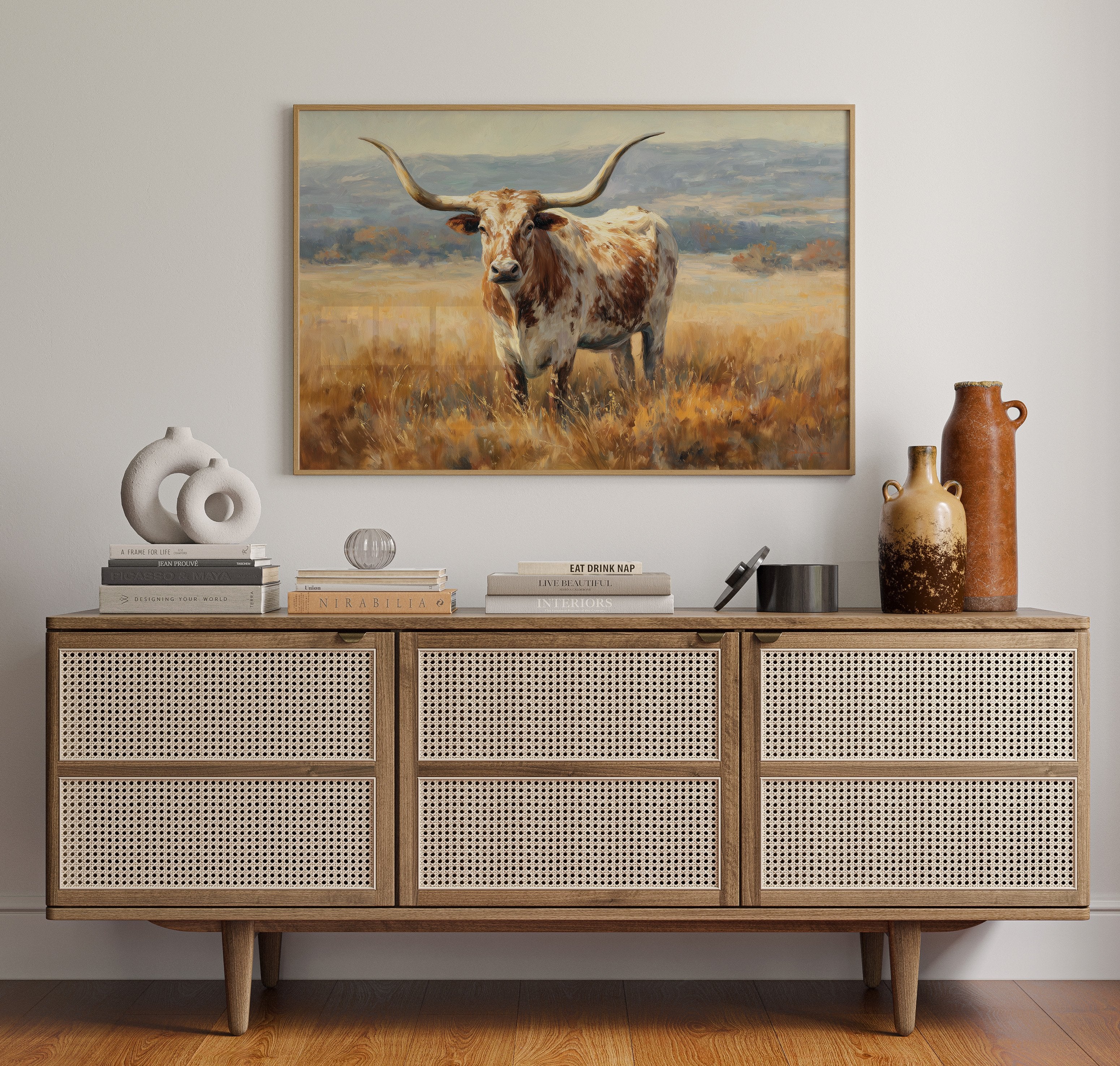 Lone Star Stands In Autumn