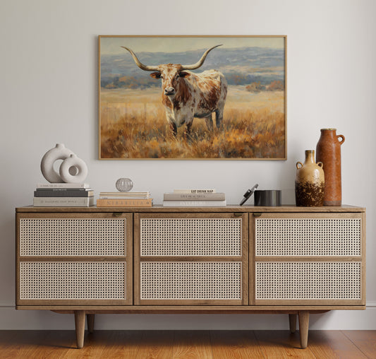 Lone Star Stands In Autumn