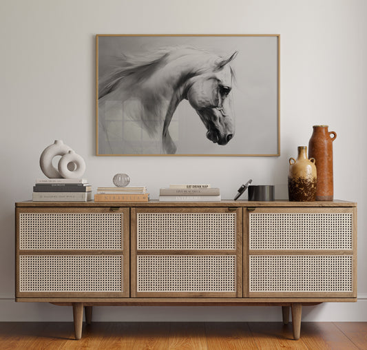Silent Strength In Charcoal Tones