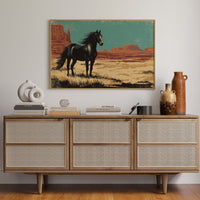Midnight Stallion Claims Desert Throne