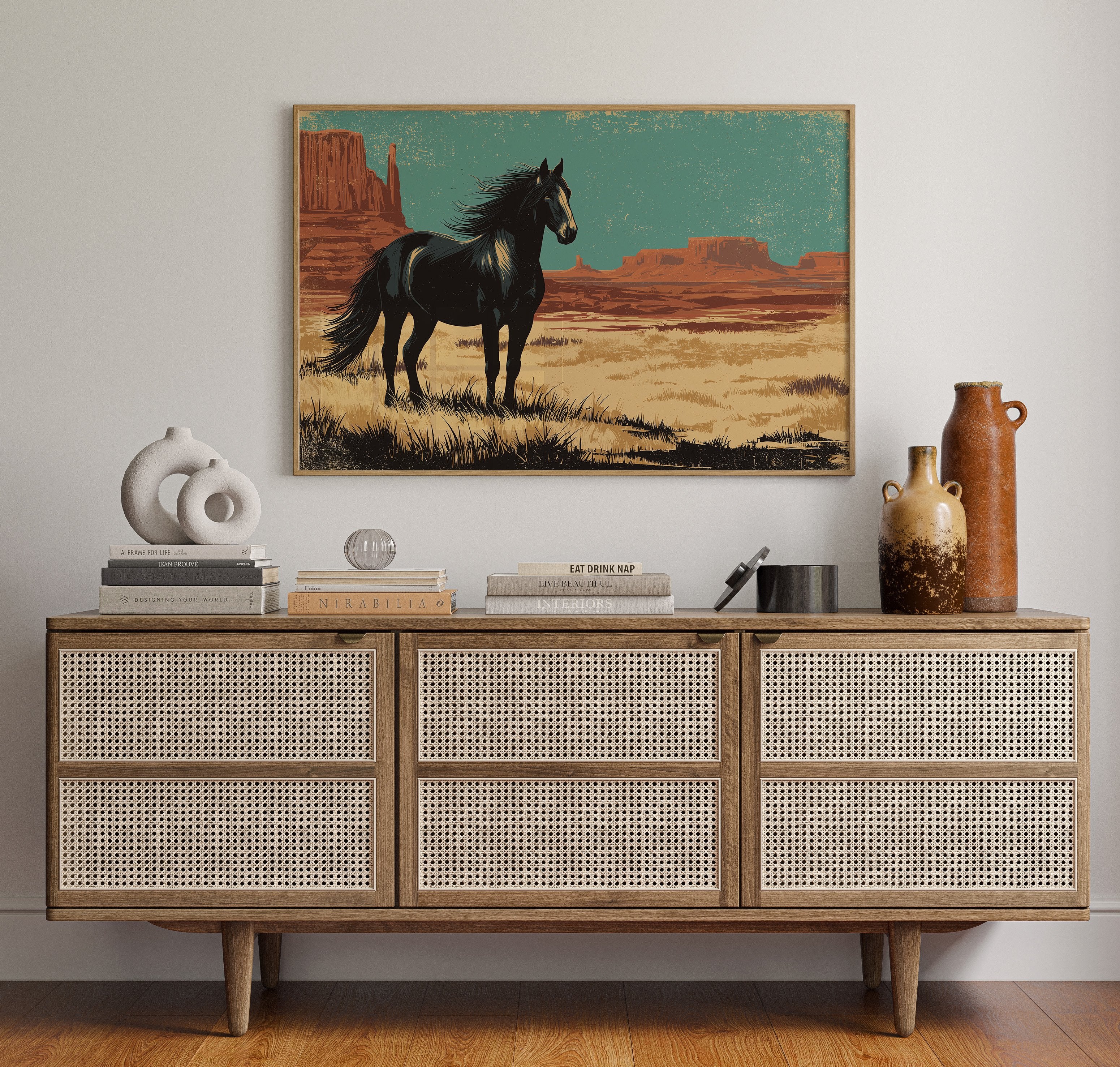 Midnight Stallion Claims Desert Throne