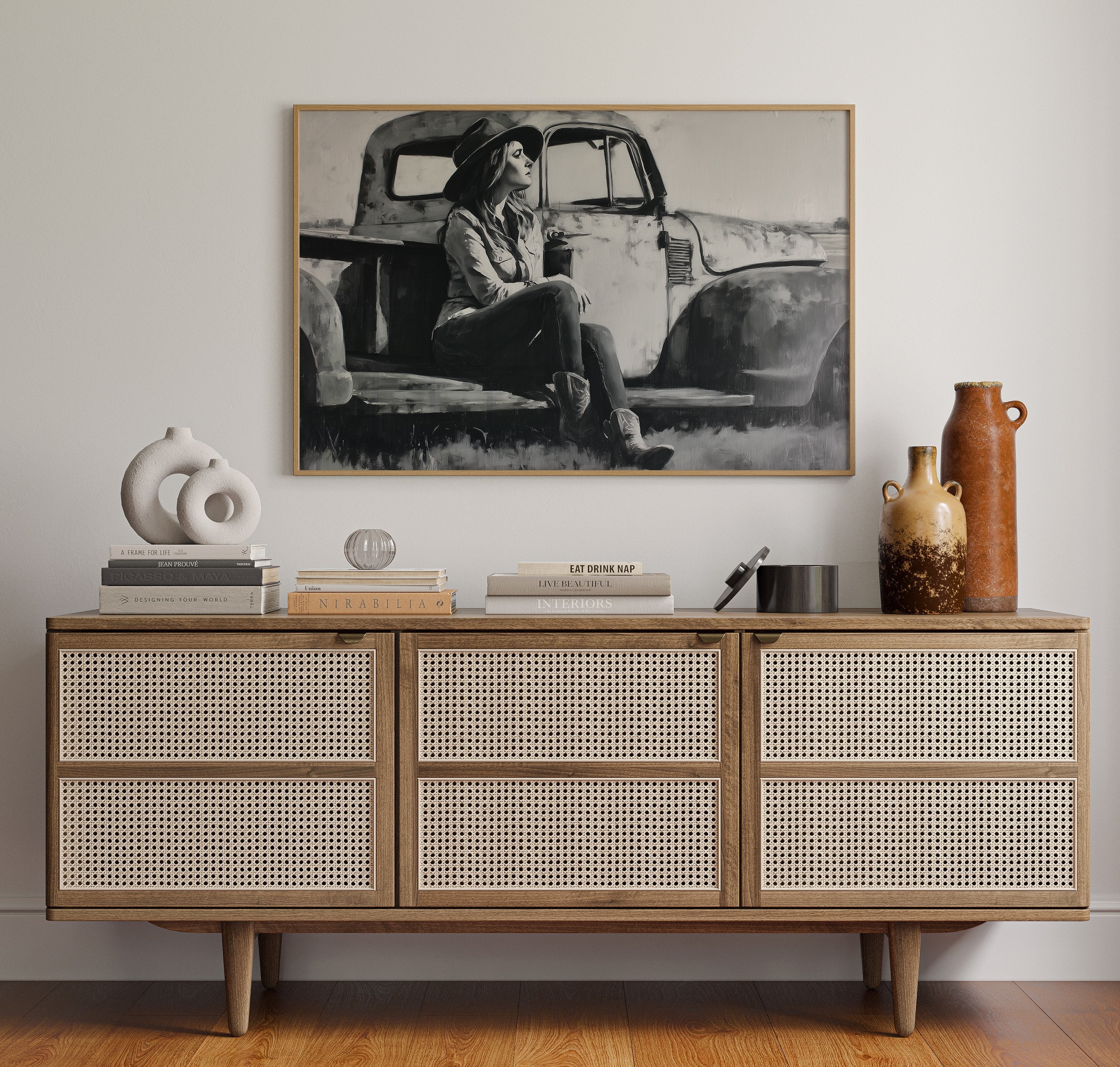Vintage Soul On Pickup Tailgate