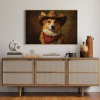 Loyal Companion In Western Attire