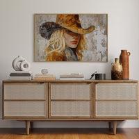 Amber Secrets Under Wide Brim