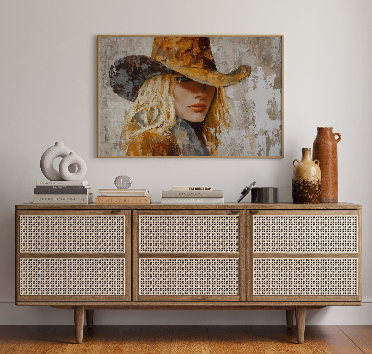 Amber Secrets Under Wide Brim