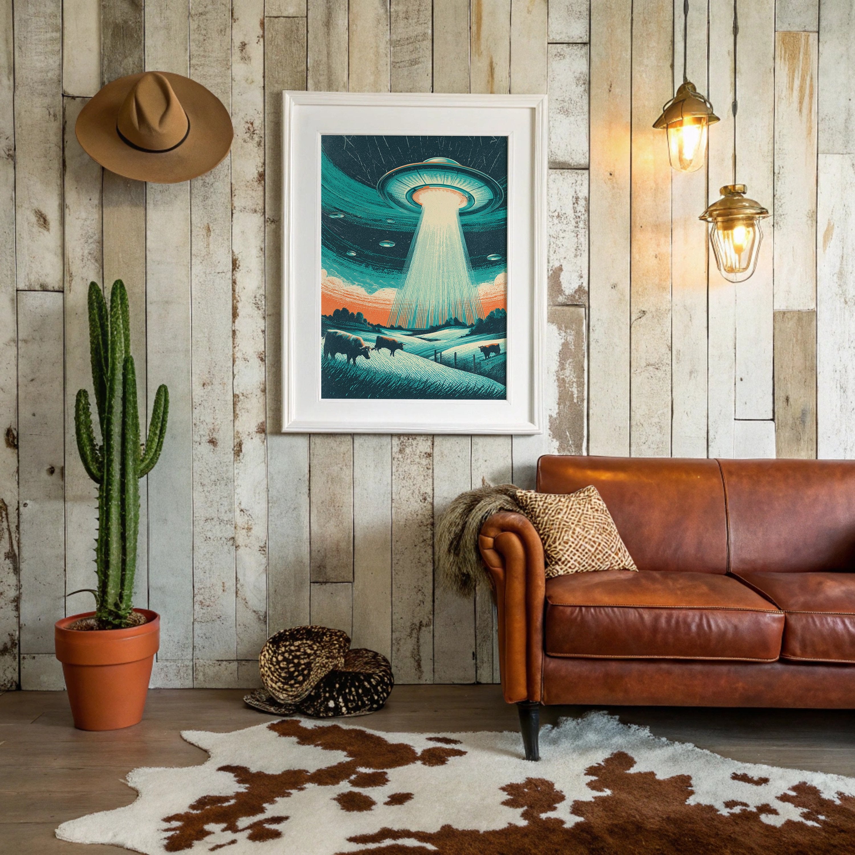 Visitors Above Quiet Pastures