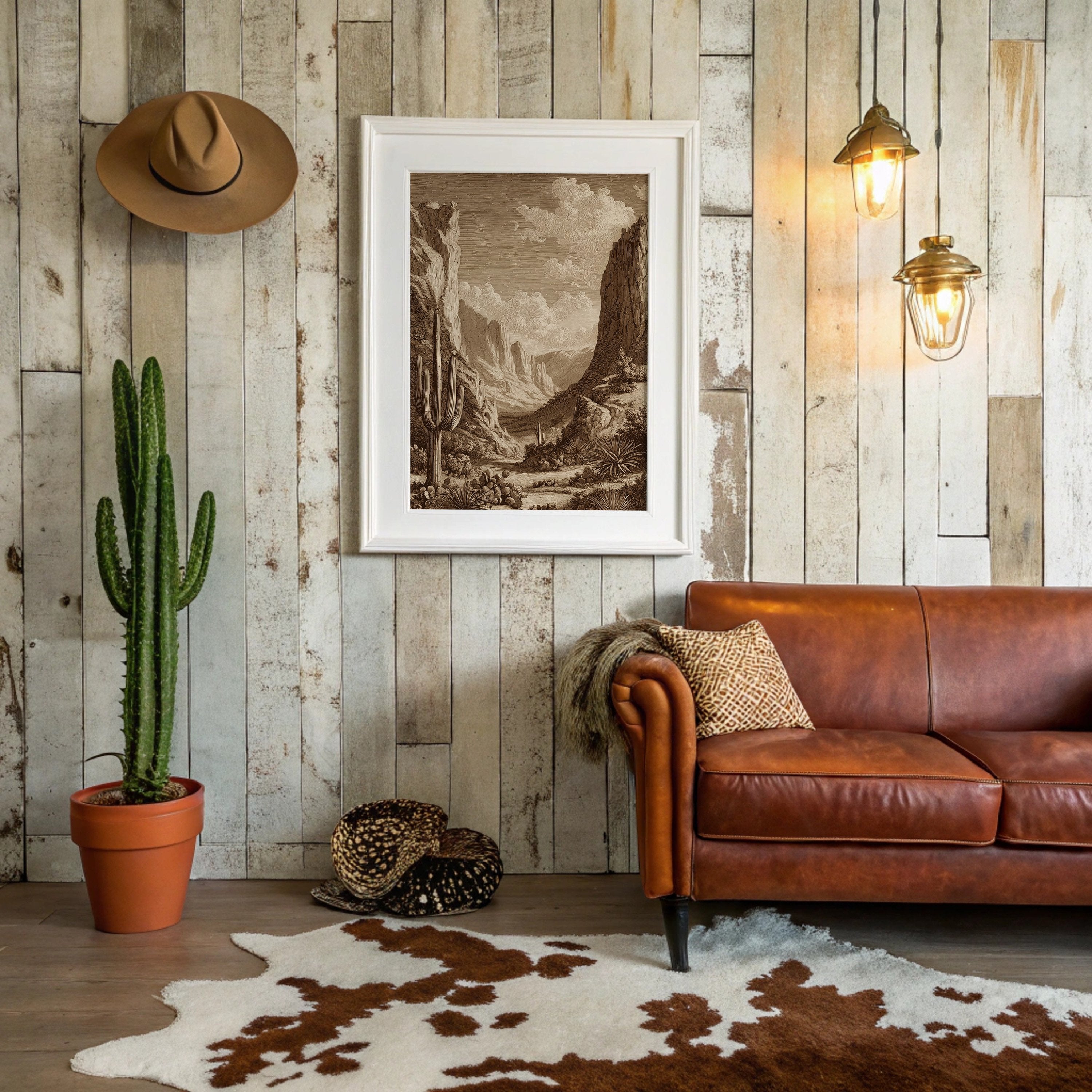 Sepia Canyons Of Forgotten Time