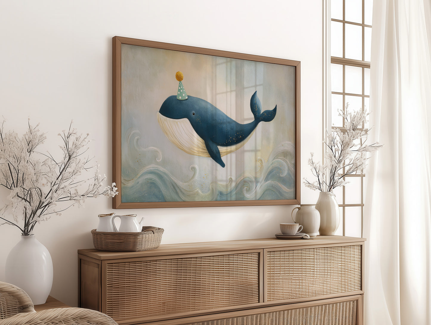 Ocean Birthday In Gentle Waves