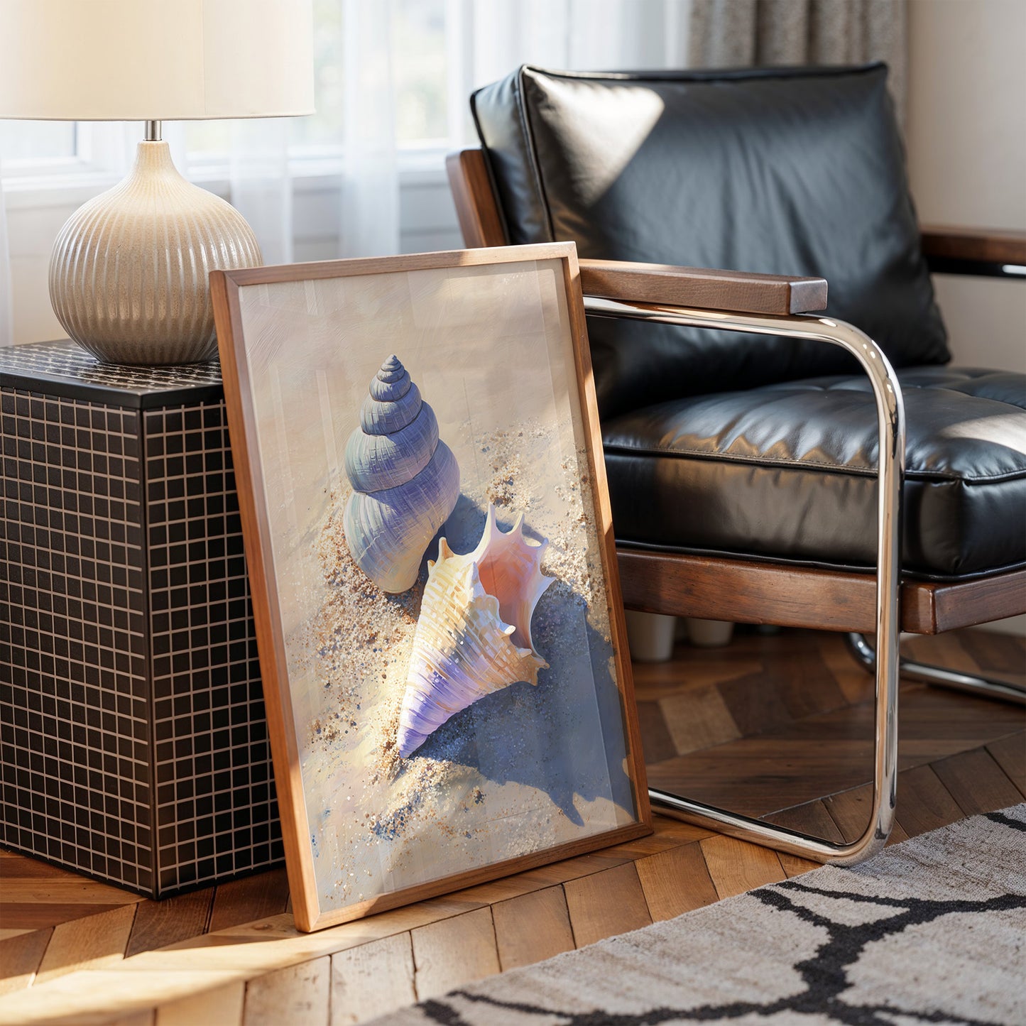 Coastal Treasures On Sunlit Sand