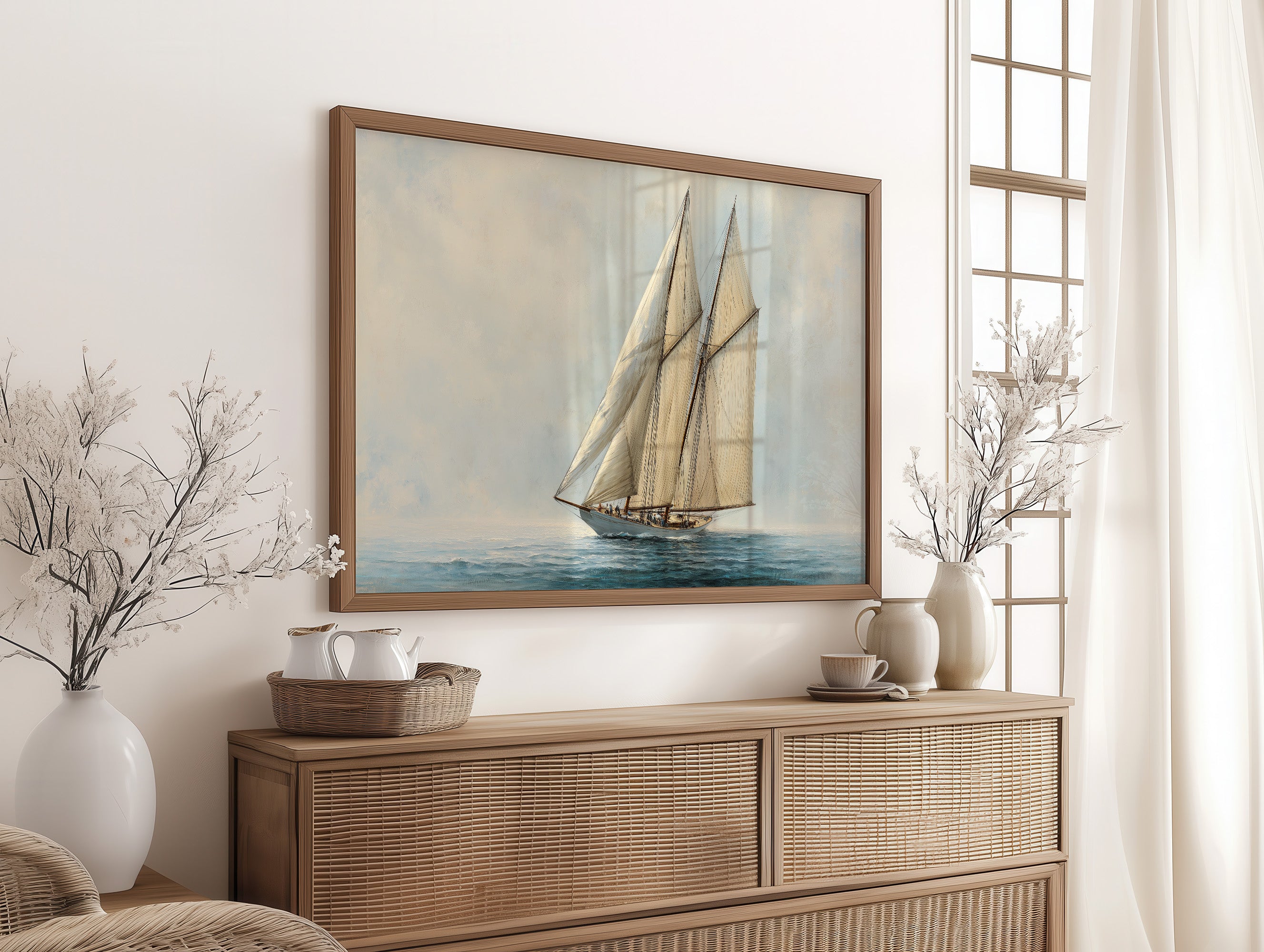 Sails Catch Morning's Quiet Promise