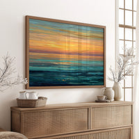 Horizon Lines Melt Into Sea