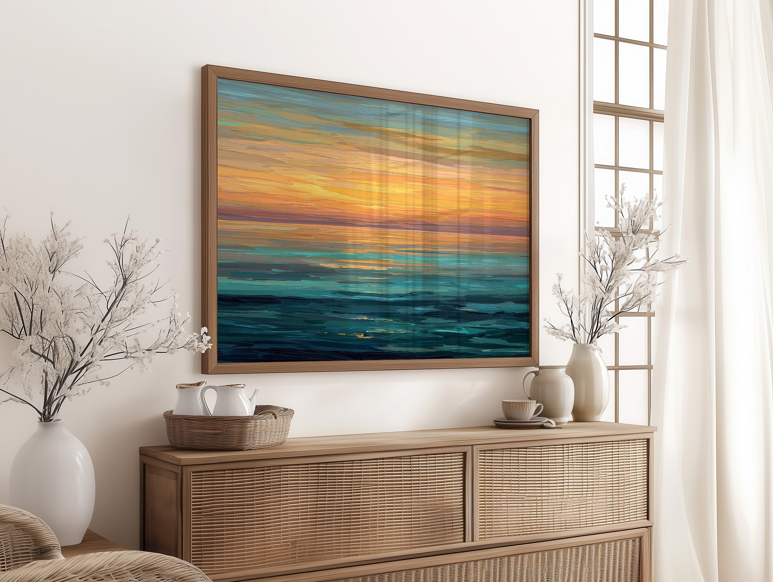 Horizon Lines Melt Into Sea