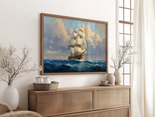 Tall Ships Chase Golden Horizons