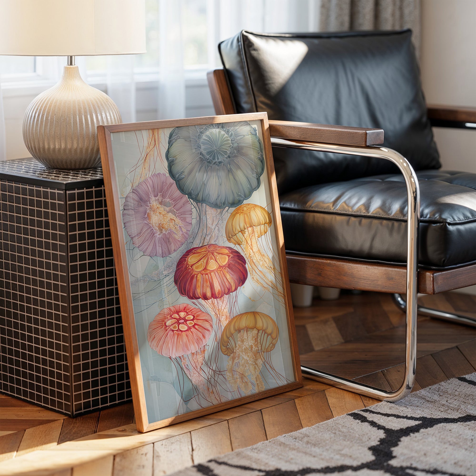 Pastel Medusas Dance Through Currents