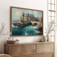 Coastal Manor Meets Turquoise Tide