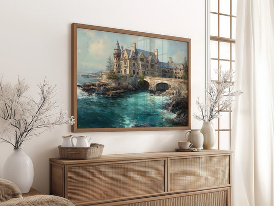 Coastal Manor Meets Turquoise Tide