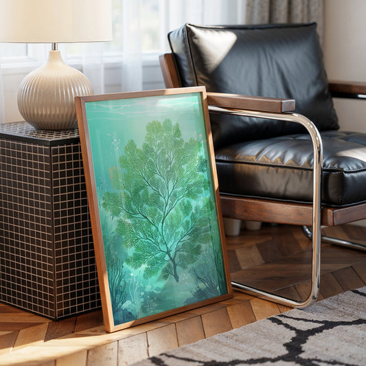 Sea Fern Dances In Aqua