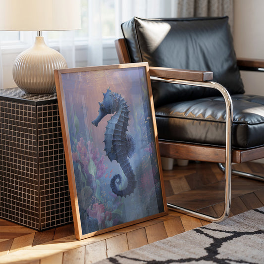 Sapphire Dancer Among Coral Dreams