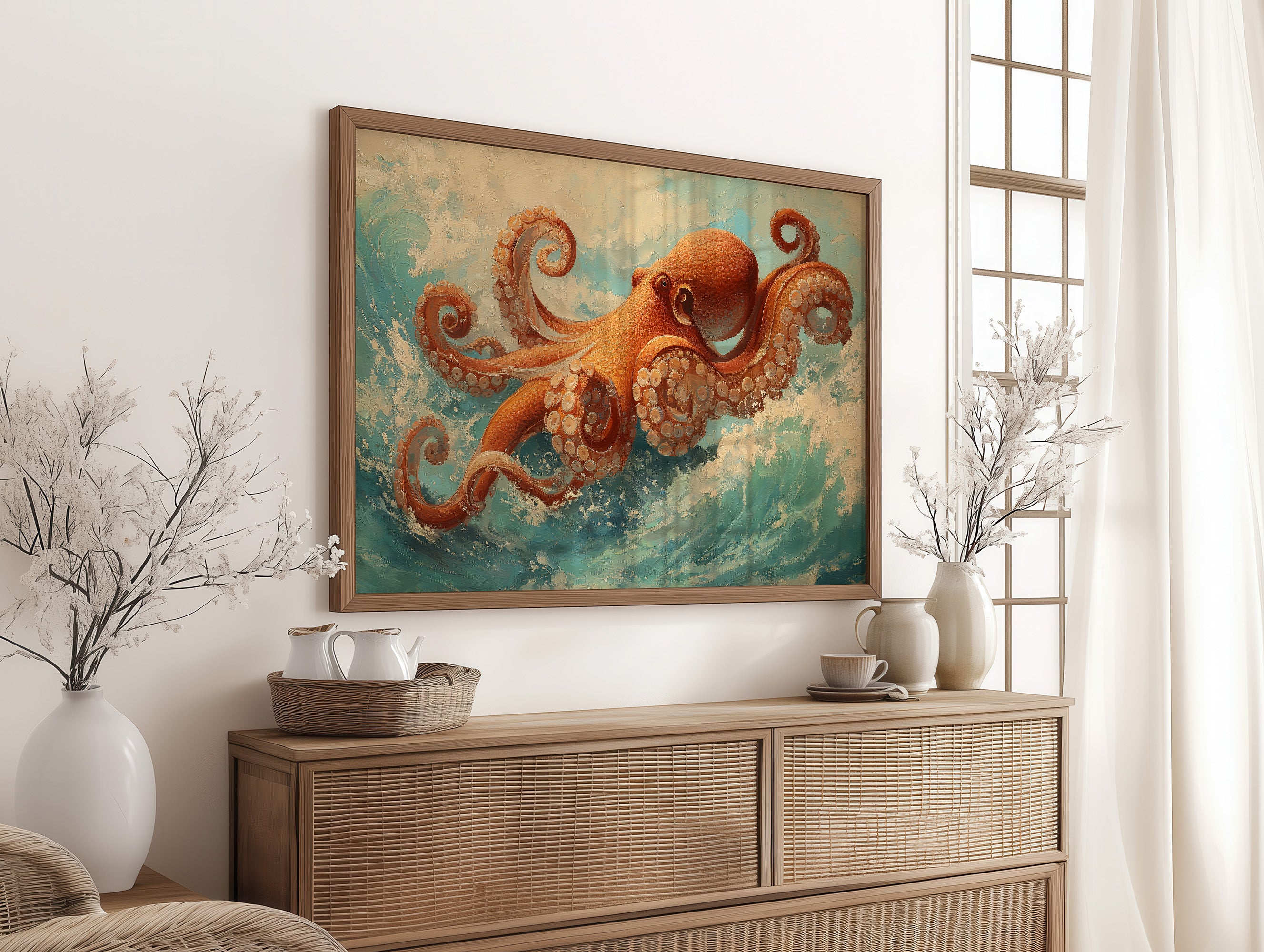 Copper Dancer Rides Turquoise Waves