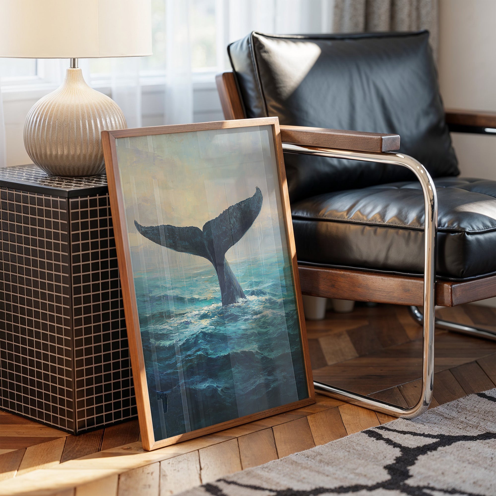 Ocean Giant Breaks Morning Tide