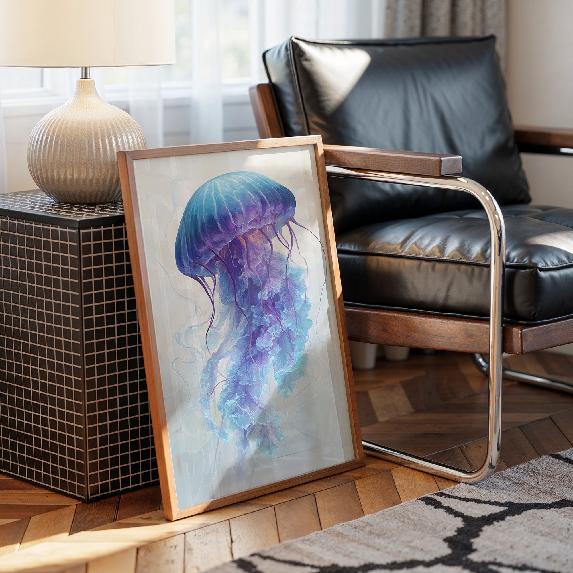 Ocean Depths In Violet Dance