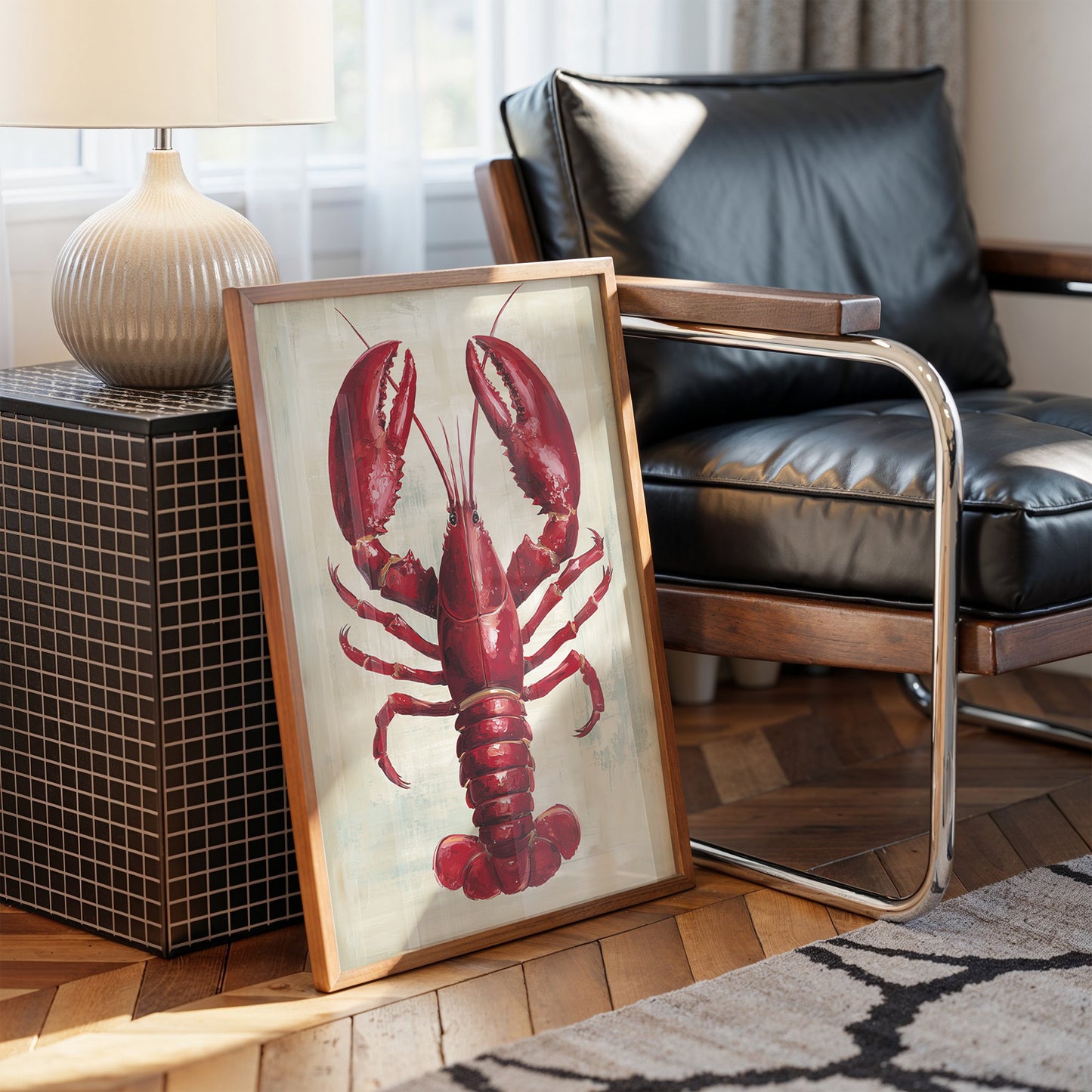 Crimson Catch From Maine Shores