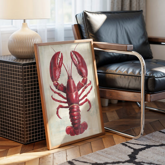 Crimson Catch From Maine Shores