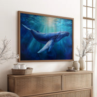 Ocean Giant In Azure Depths