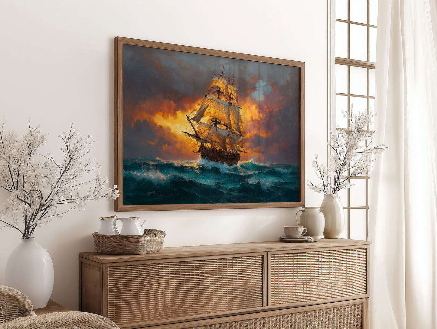 Sailing Through Fire And Tide