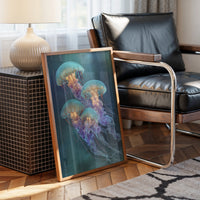 Ocean Ballet In Teal Depths