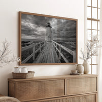 Wooden Path To Coastal Sentinel