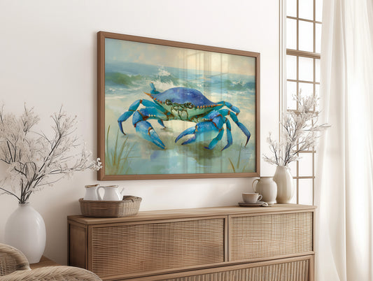 Blue Sentinel Of Tidal Shores