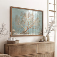 Coral Tree Beneath Azure Waters