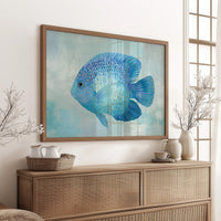 Azure Drift In Tranquil Waters